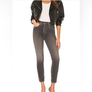 NWT WeWoreWhat Joe’s Charcoal High Rise Button fly Jeans